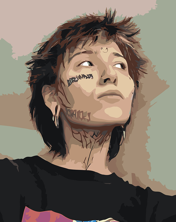 

Картина по номерам Цветное Пацанки Виолетта Малышенко