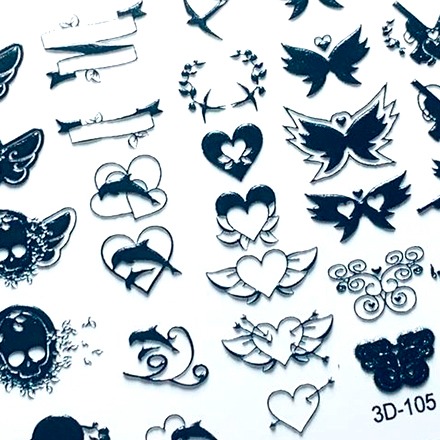 

Anna Tkacheva, 3D слайдер №105, черный «Сердце. Любовь»