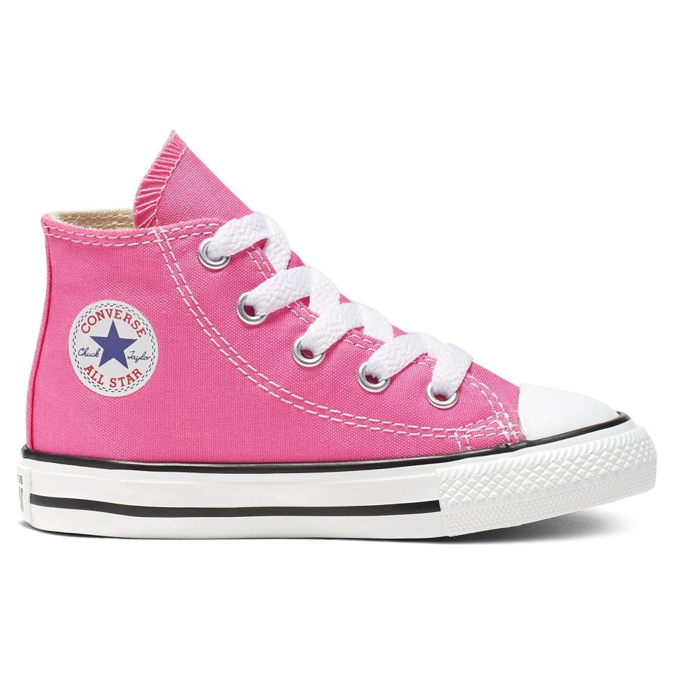 Детские кеды Converse (конверс) Chuck Taylor All Star 7J234 розовые (19)