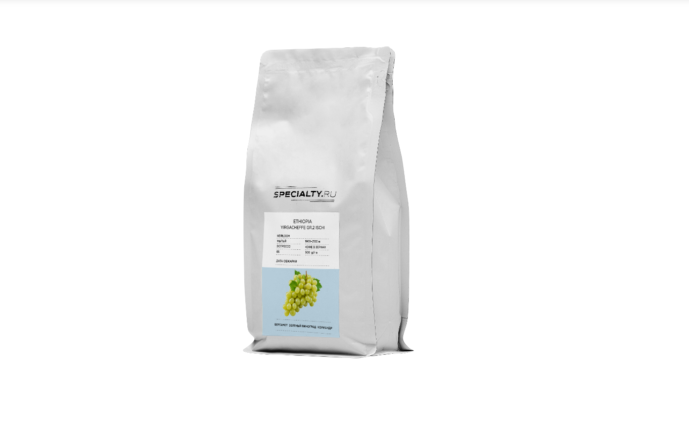 Кофе в зернах Specialty.ru Эфиопия Гуджи светлая обжарка, 1 кг