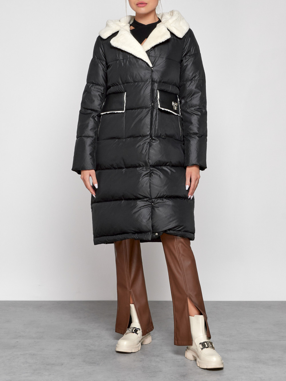 

Пальто женское NoBrand AD1322367 черное S, Черный, AD1322367