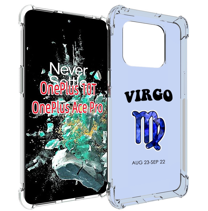 

Чехол MyPads знак-зодиака-дева-1 для OnePlus 10T, Прозрачный, Tocco