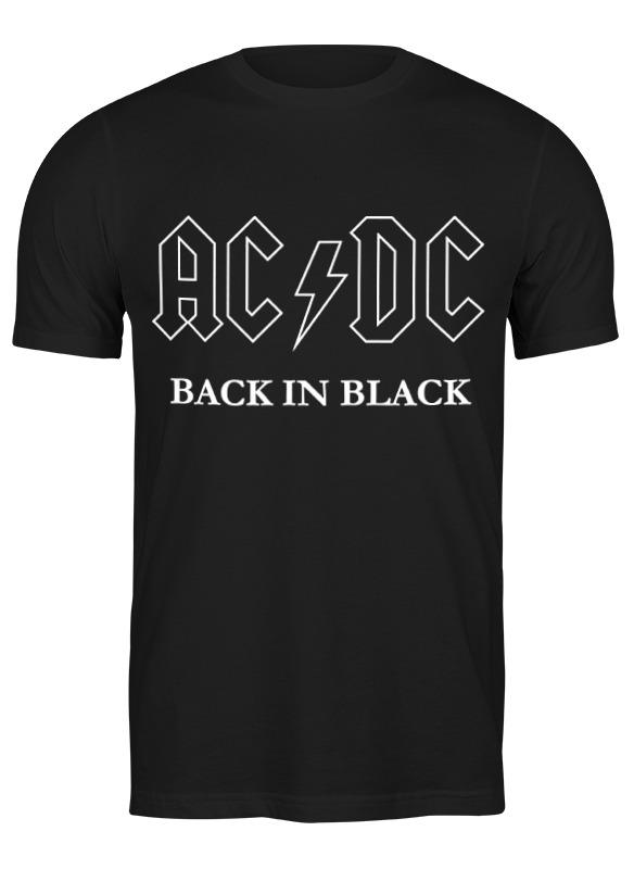 

Футболка мужская Printio Ac/dc черная L, Ac/dc