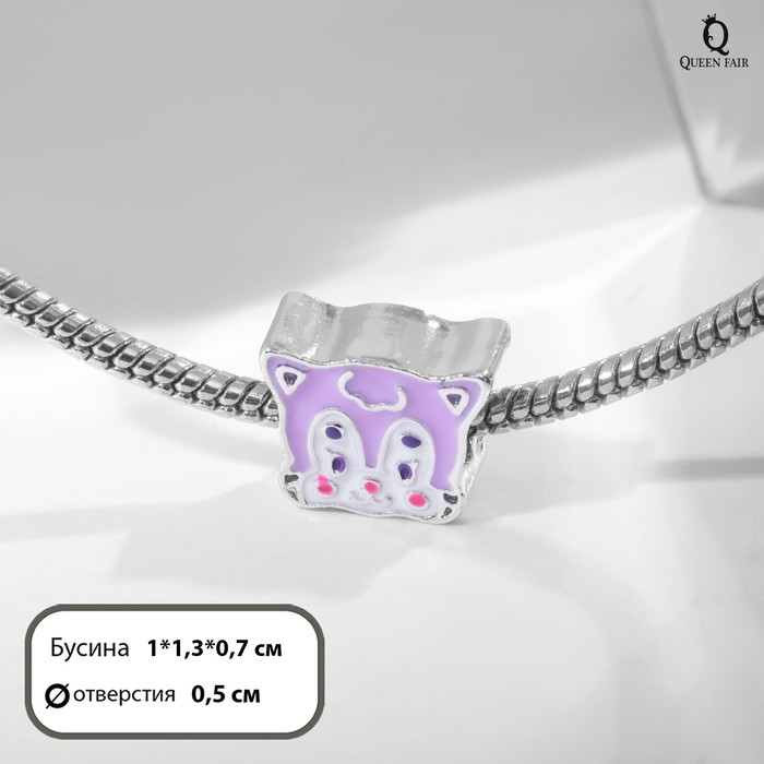 

Шарм из бижутерного сплава Queen fair 7590821, эмаль, 7590821