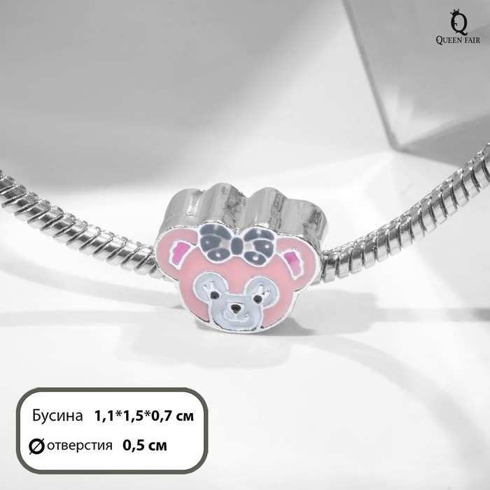 

Шарм из бижутерного сплава Queen fair 7590822, эмаль, 7590822