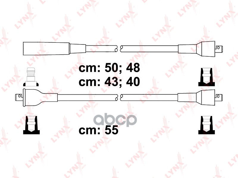 

Провода в/в ВАЗ 2101-07 силиконовые LYNXauto SPE4605