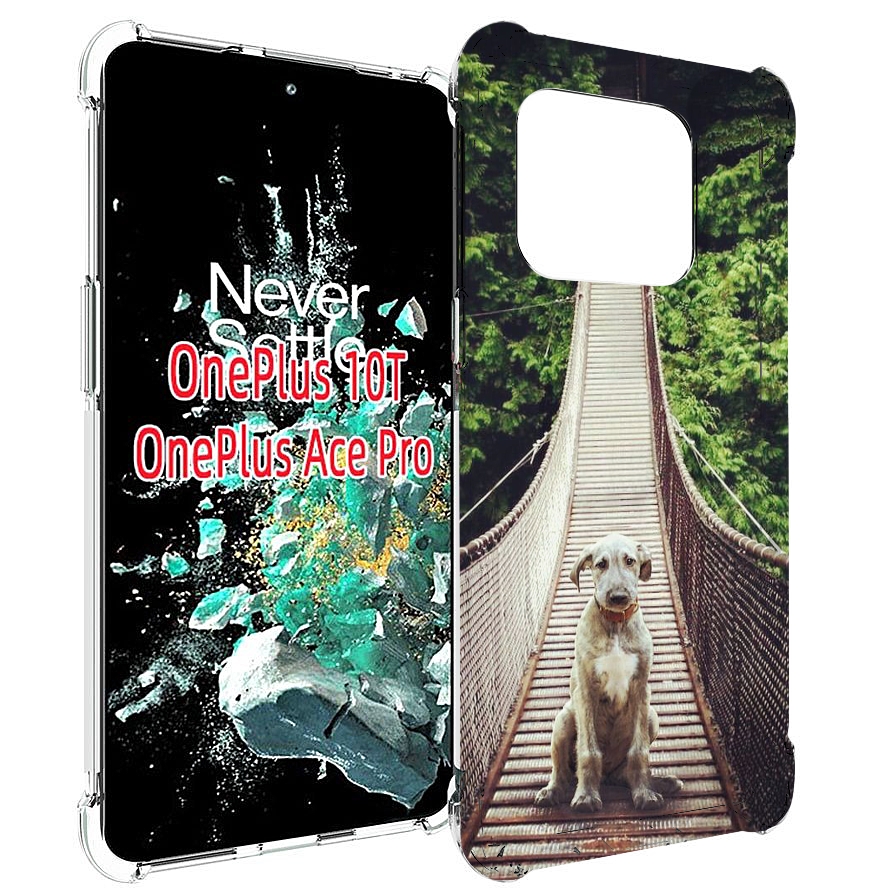 

Чехол MyPads ирландскии волкодав для OnePlus 10T, Прозрачный, Tocco
