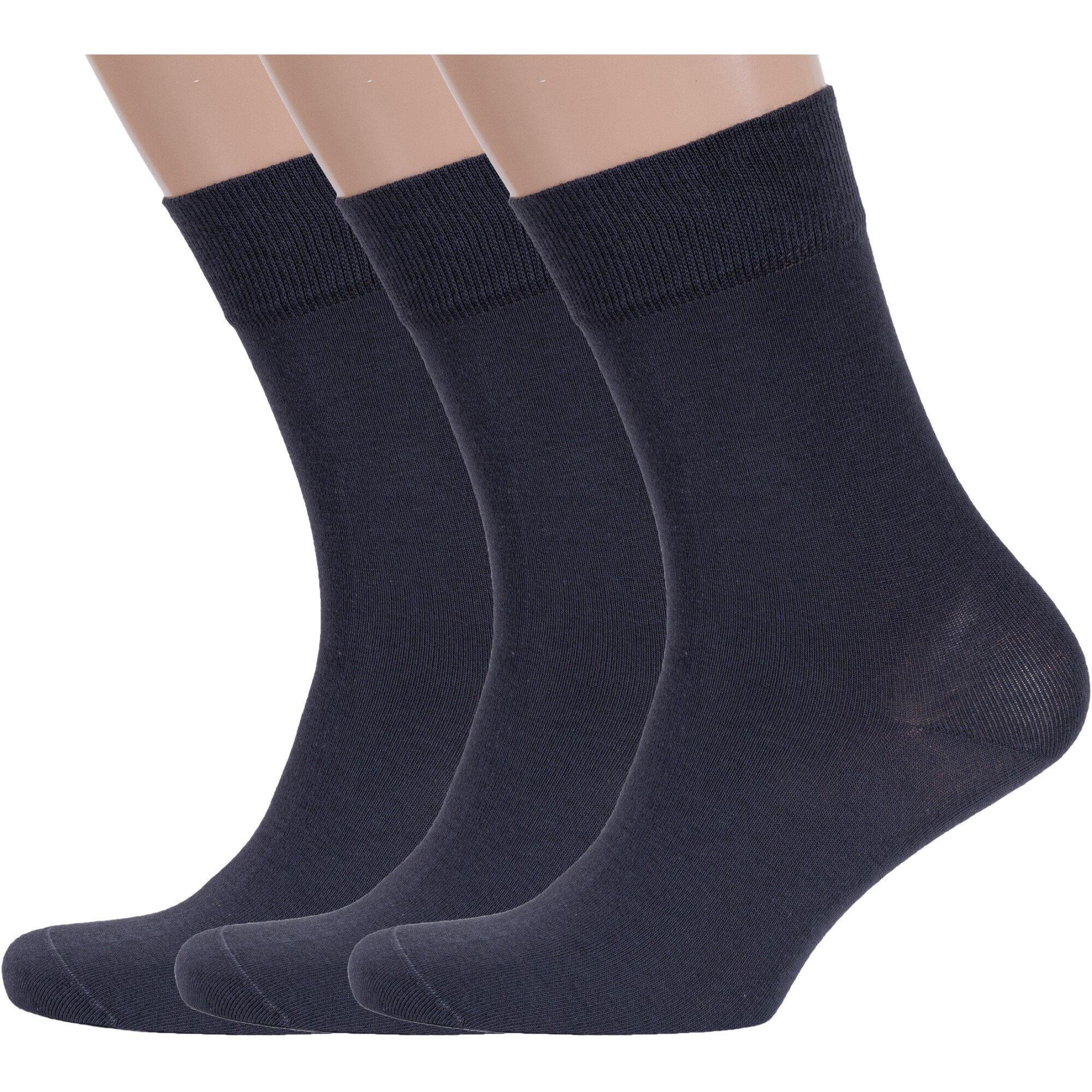 

Комплект носков мужских Rusocks 3-М-218 серых 27, Серый, 3-М-218