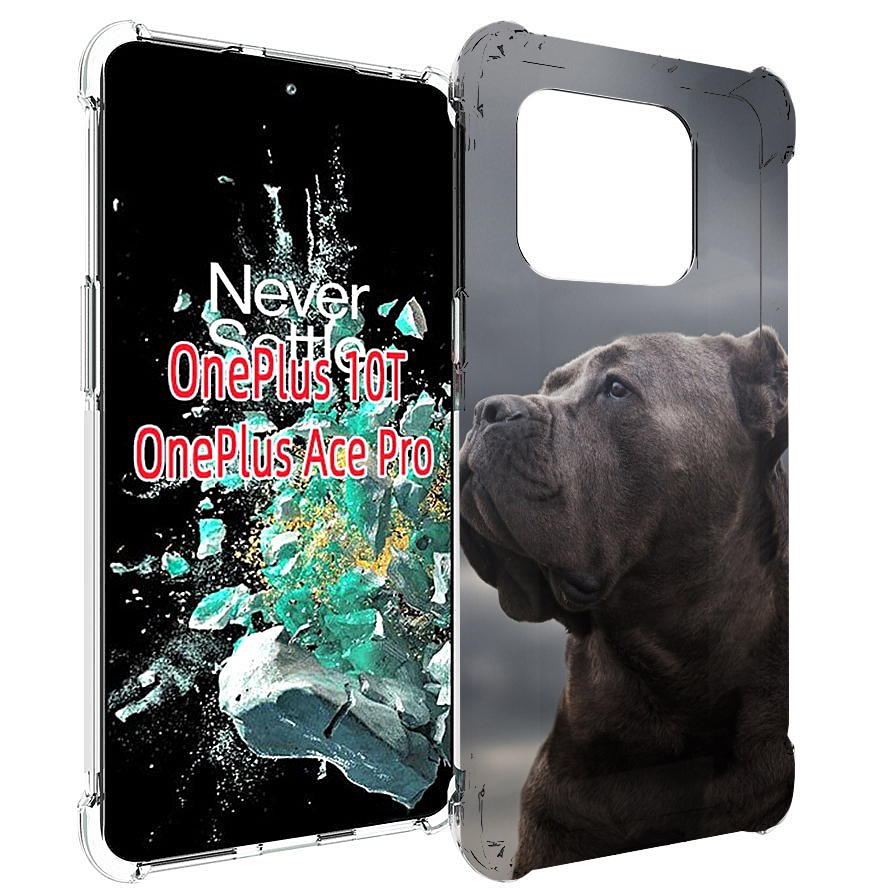 

Чехол MyPads кане корсо для OnePlus 10T, Прозрачный, Tocco
