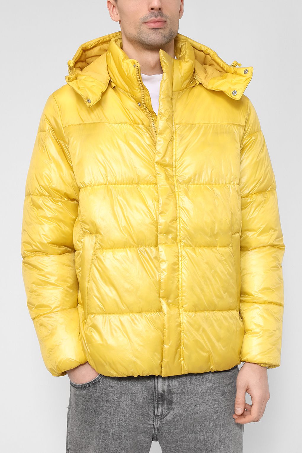 Куртка мужская Esprit Casual 092EO2G316 желтая XL