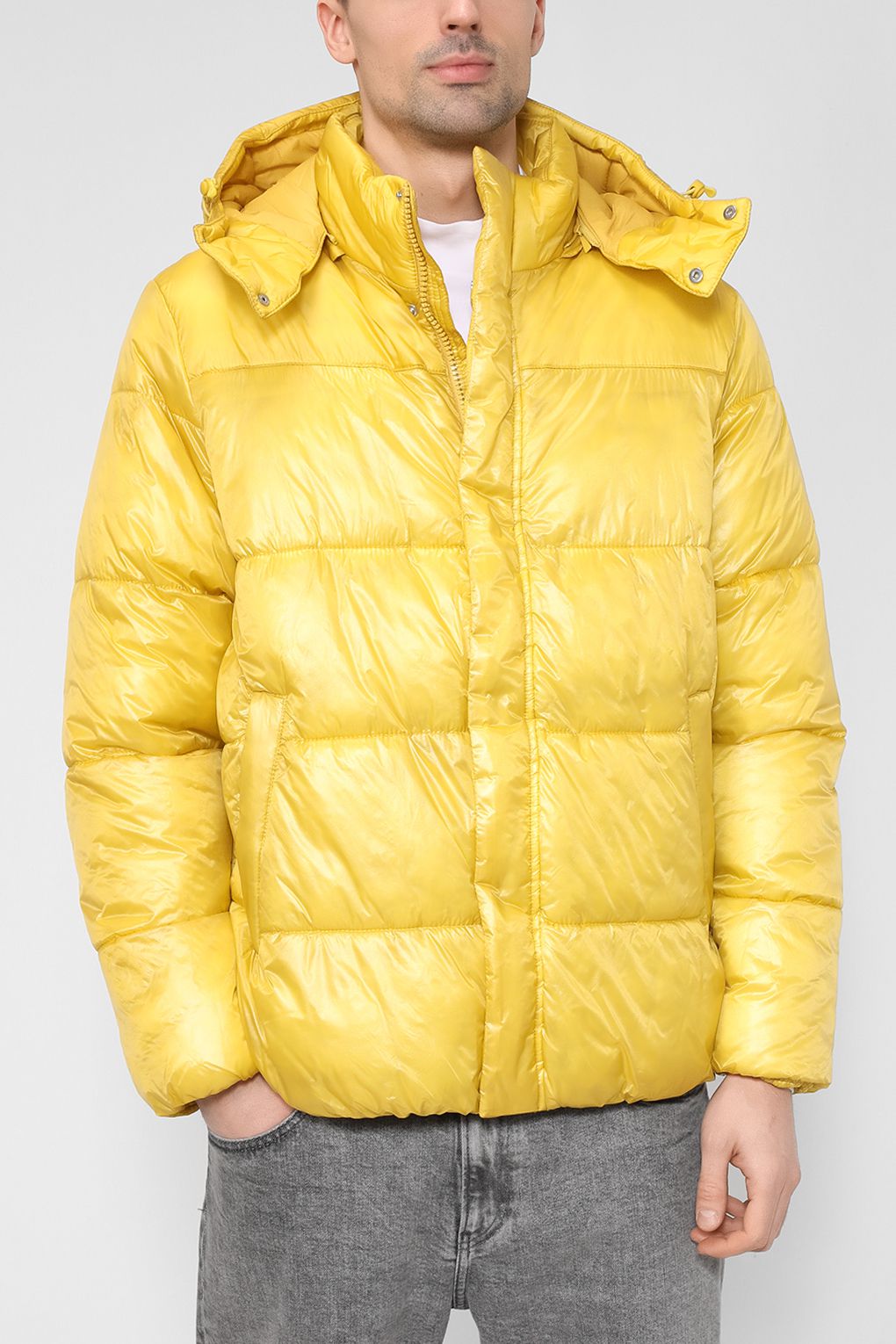 

Куртка мужская Esprit Casual 092EO2G316 желтая L, Желтый, 092EO2G316