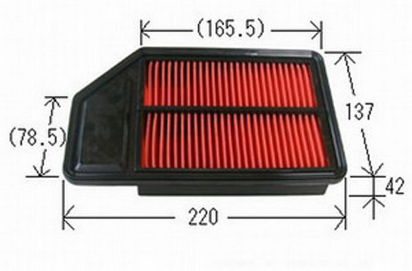 

Фильтр воздушный honda city ii 00-03 mot.1,5vtec js asakashi a880j