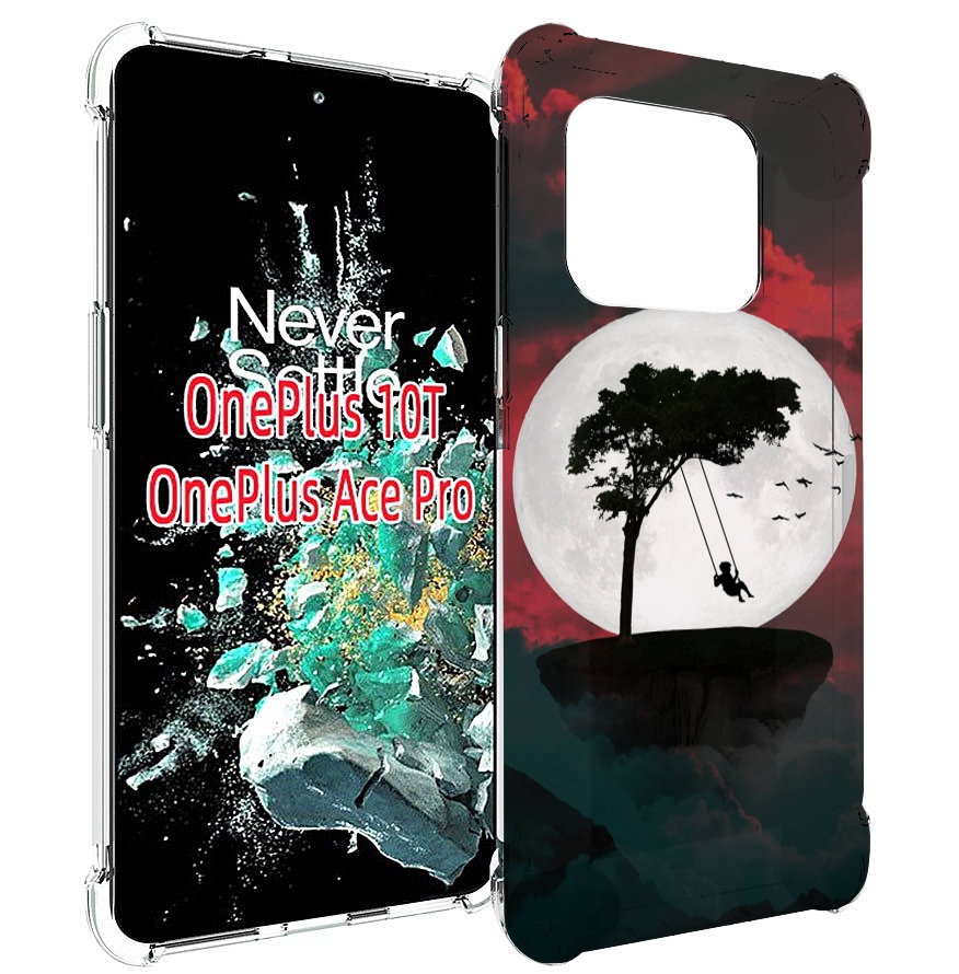

Чехол MyPads качели-над-пропастью для OnePlus 10T, Прозрачный, Tocco