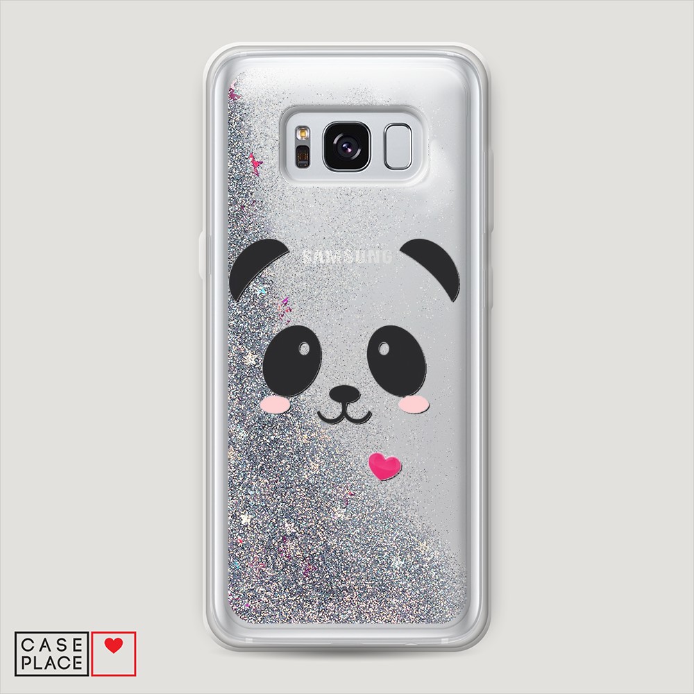 

Чехол Awog на Samsung Galaxy S8 Plus "Влюбленный панда контур", Разноцветный, 24891-1