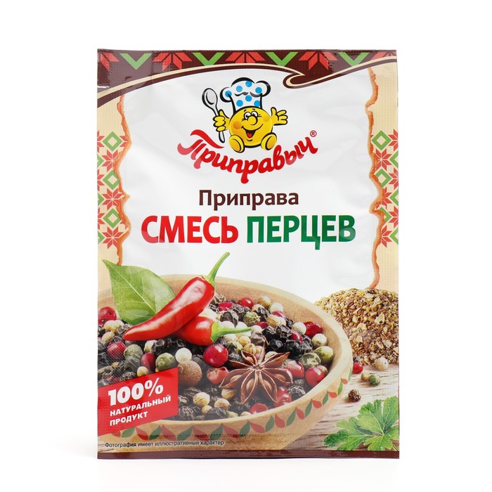 

Приправа смесь перцев Приправыч 15 г