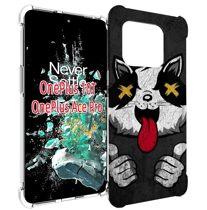 

Чехол MyPads классный зверек для OnePlus 10T, Прозрачный, Tocco