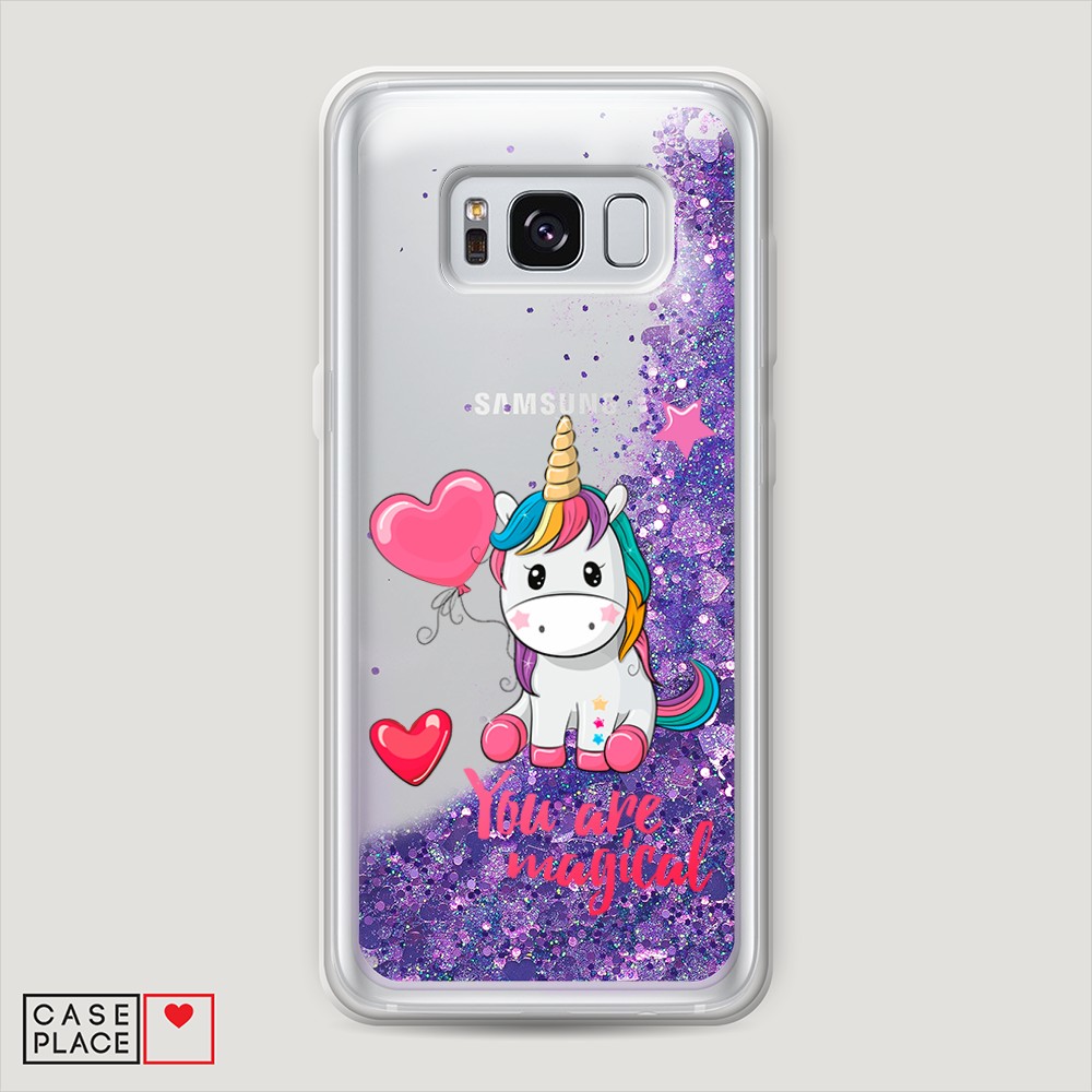 

Чехол Awog на Samsung Galaxy S8 Plus "Волшебная единорожка", Разноцветный, 24892-1
