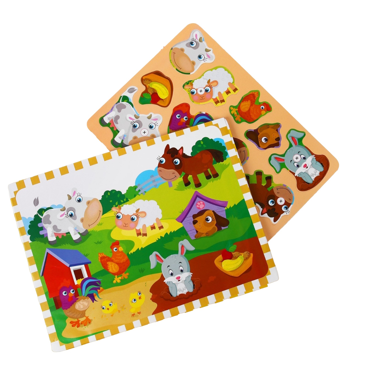 

Игра на липучках КНР Животные, 0,4х30х22,5 см