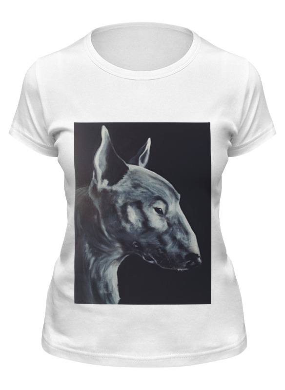 

Футболка женская Printio Bull terrier белая L, Белый, Bull terrier