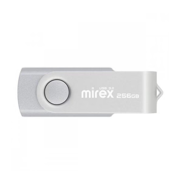 

Флешка Mirex Swivel 256GB USB3.0 Silver 256 ГБ Silver, Swivel 256GB USB3.0 Silver