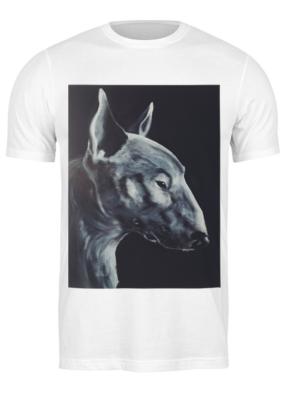

Футболка мужская Printio Bull terrier белая L, Белый, Bull terrier