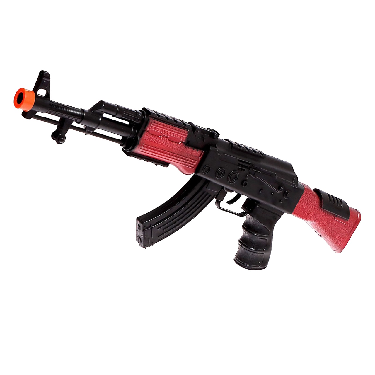 Автомат-трещотка игрушечный КНР АК-47, пластик (ZY221902)