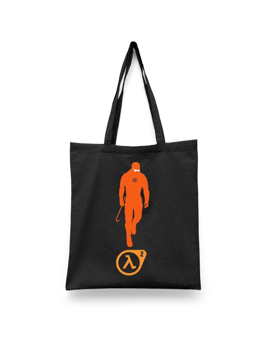 

Шоппер унисекс Каждому Своё Half-Life/Гордон Фримен GMHL19 черный, Half-Life/Гордон Фримен GMHL19
