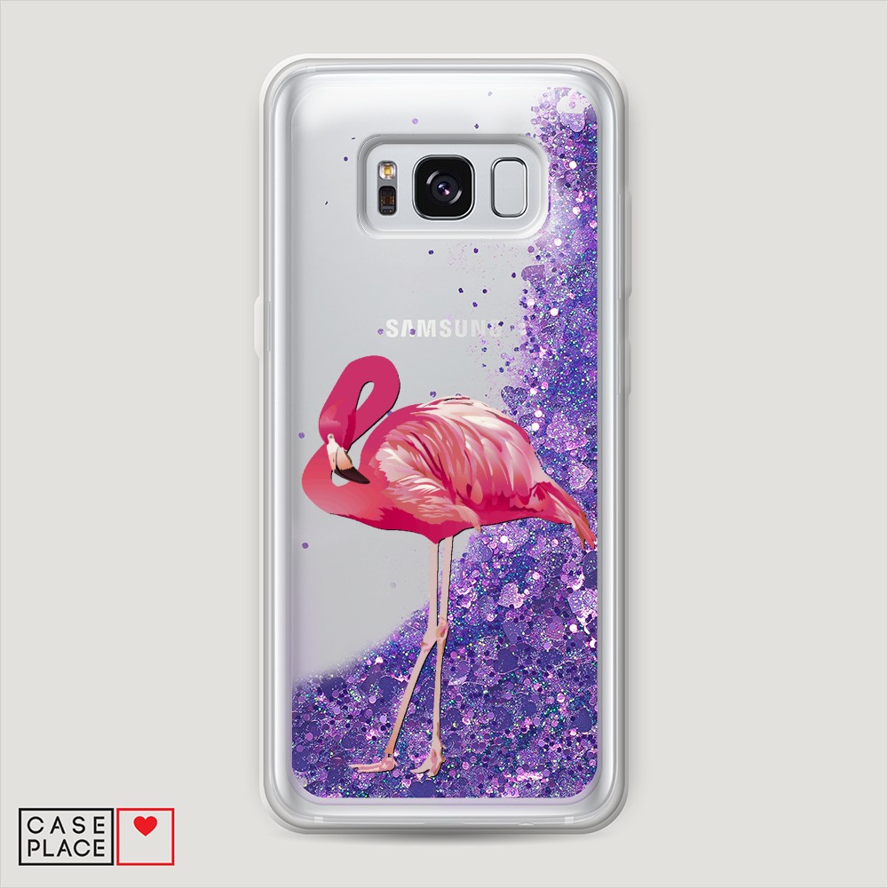 

Чехол Awog на Samsung Galaxy S8 Plus "Застенчивый фламинго", Разноцветный, 24892-1