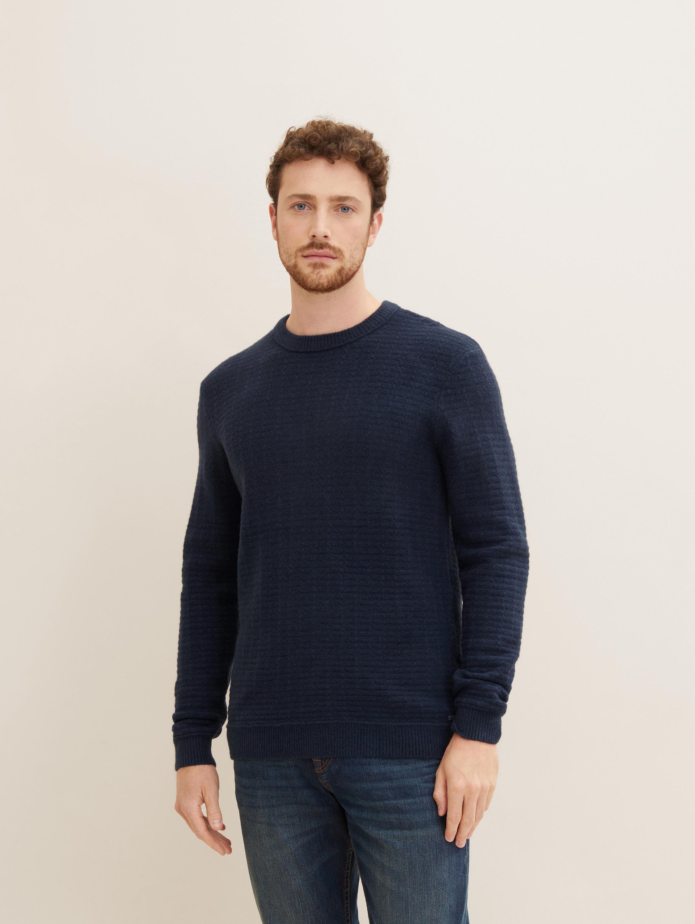 

Джемпер мужской TOM TAILOR 1032297 синий 2XL, 1032297