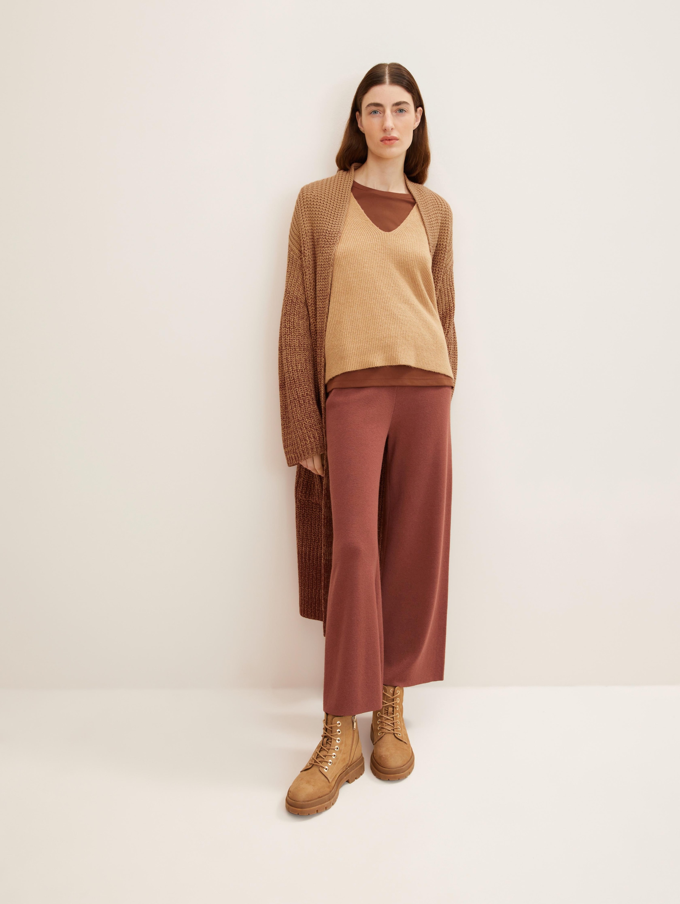 

Брюки женские TOM TAILOR 1032634 коричневые 36, Коричневый, 1032634