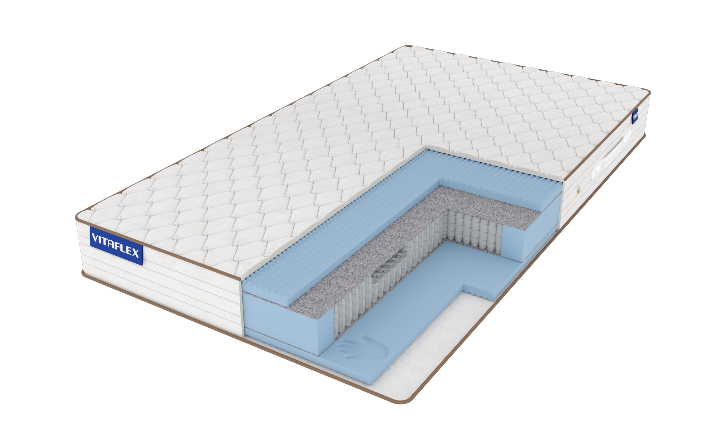 

Матрас Vitaflex Visco Relax S1000 90х190, Белый, Visco Relax S1000