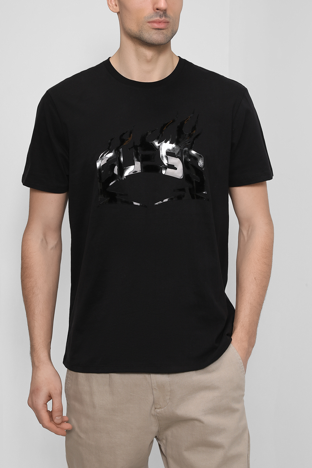 

Футболка мужская Guess M3RI73 KBDK0 черная L, Черный, M3RI73 KBDK0