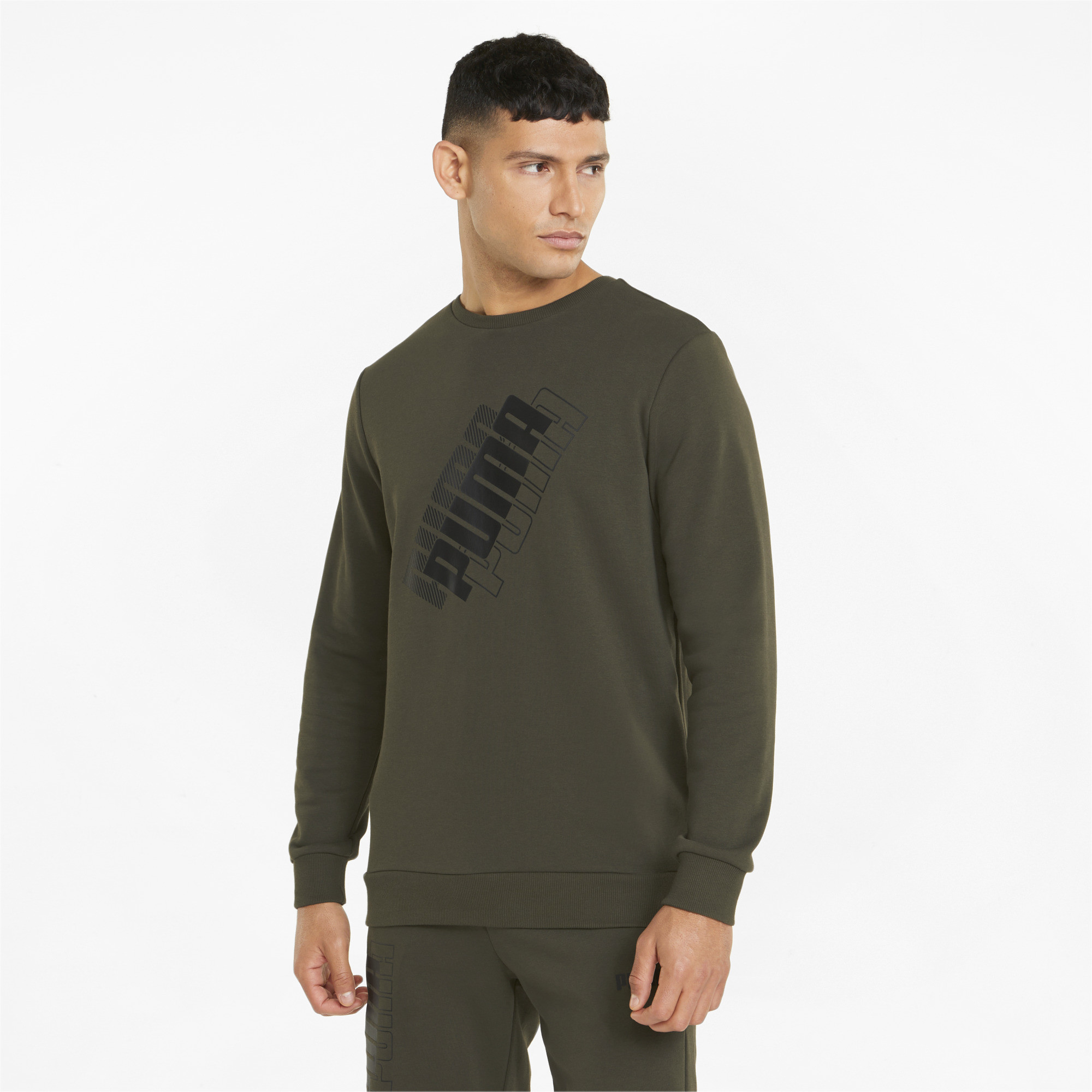 

Свитшот мужской PUMA 847377 зеленый M, 847377