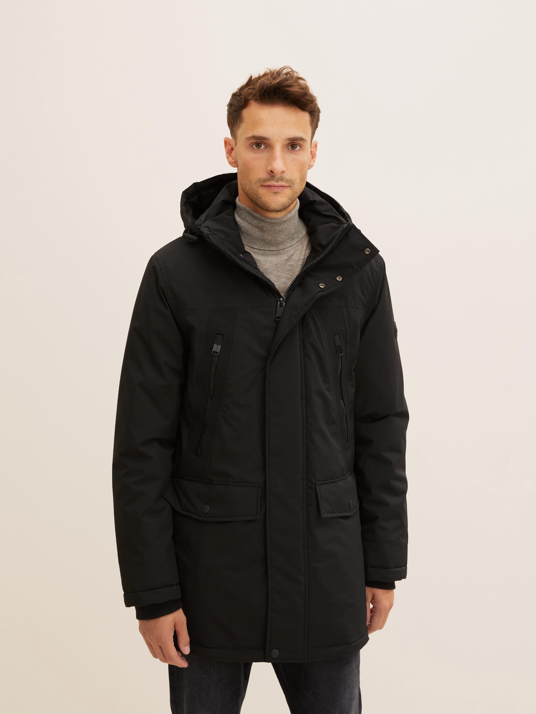 

Куртка мужская TOM TAILOR 1033673 черная M, Черный, 1033673