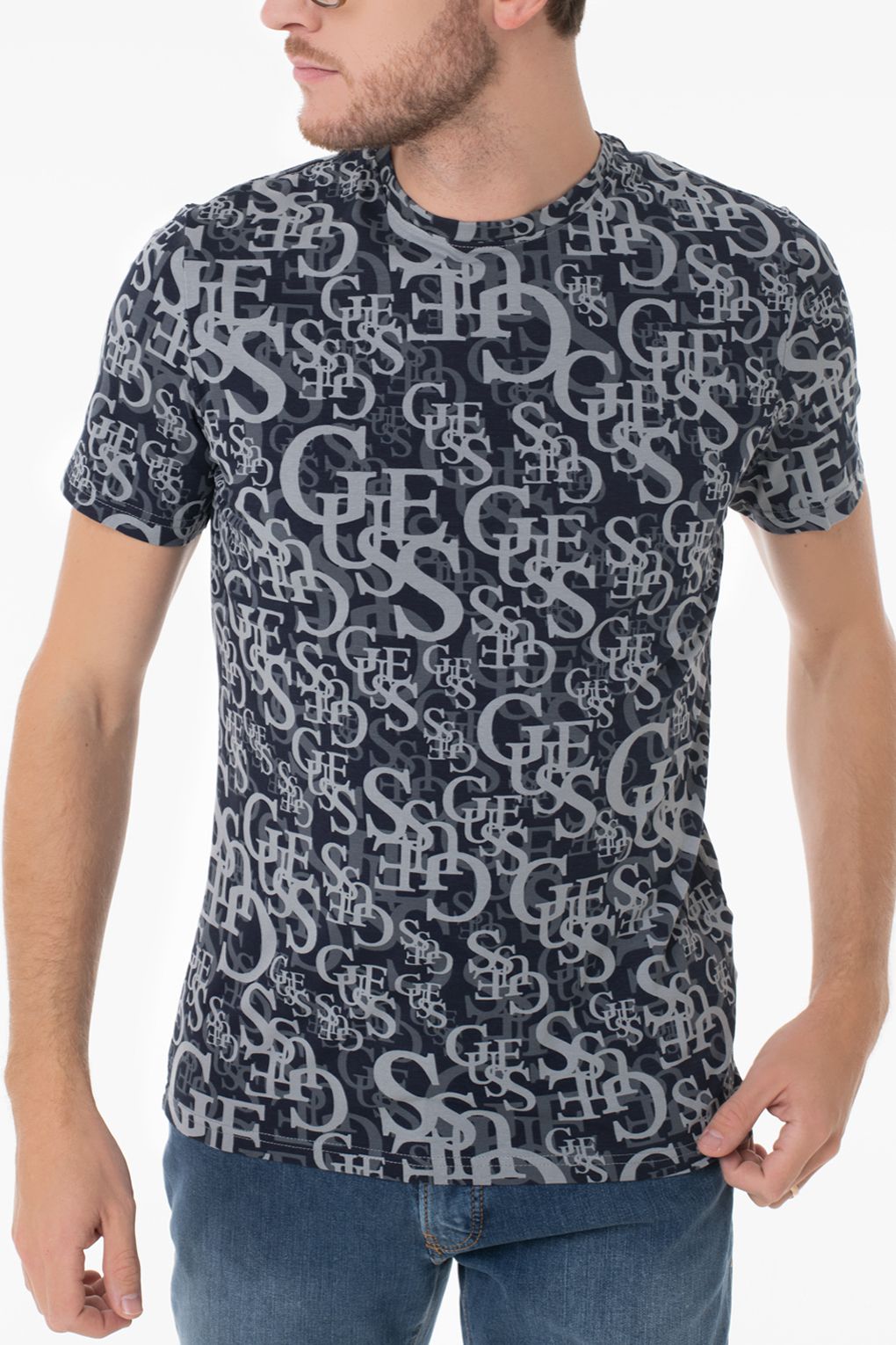 

Футболка мужская Guess M3RI04 J1314 синяя S, Синий, M3RI04 J1314