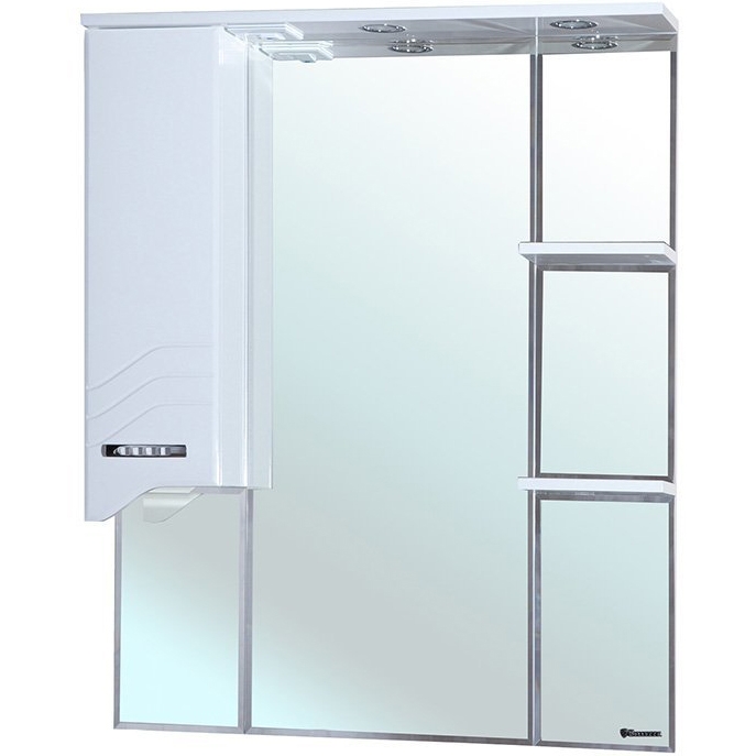 

Зеркало со шкафом Bellezza Дрея 85 L 4611314002015 с подсветкой L Белое