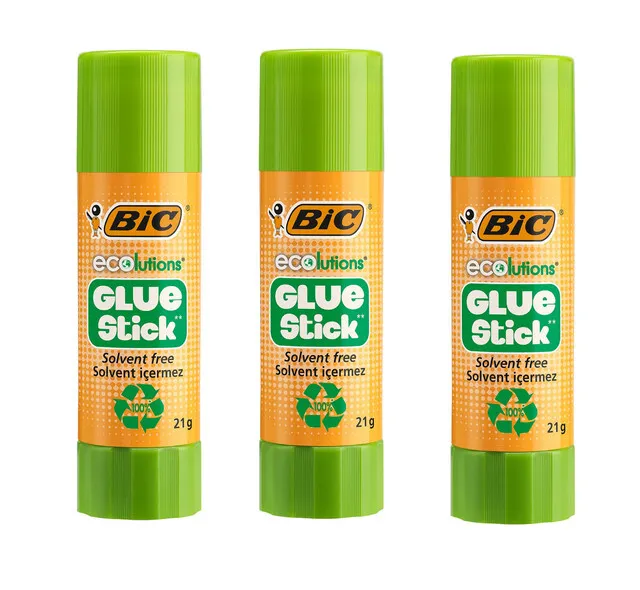 

Клей-карандаш Bic Ecolutions, 21 г, 3 штуки