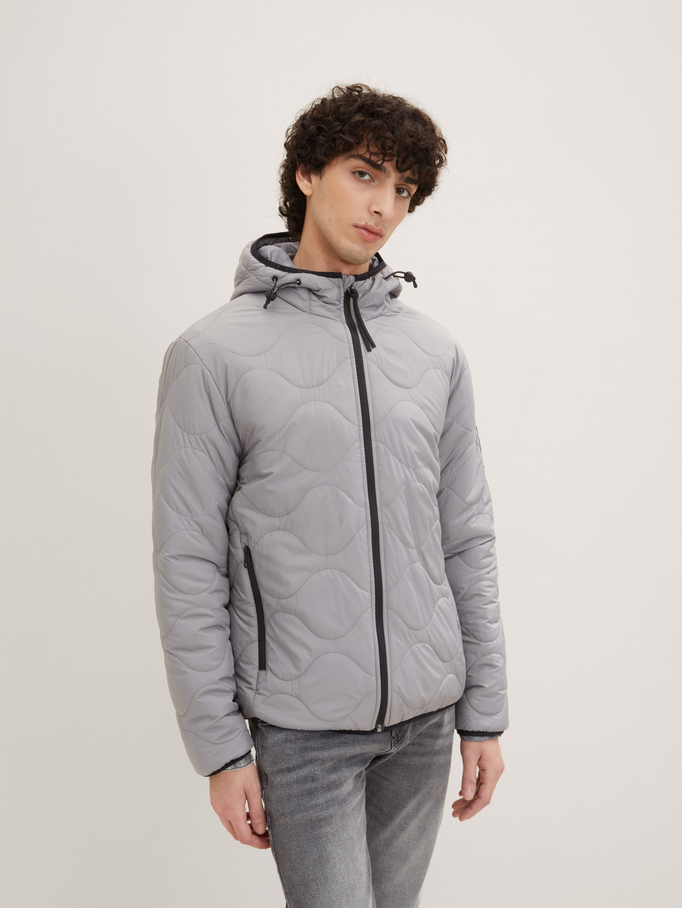 

Куртка мужская TOM TAILOR 1034446 серая M, Серый, 1034446
