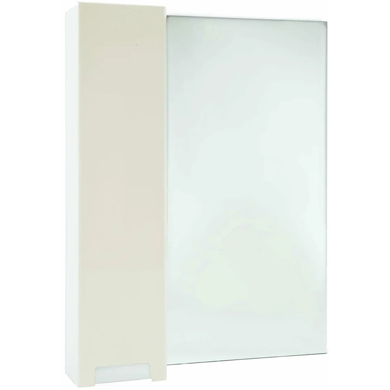 

Зеркало со шкафом Bellezza Пегас 60 L 4610409002077 Бежевое, Бежевый, Пегас