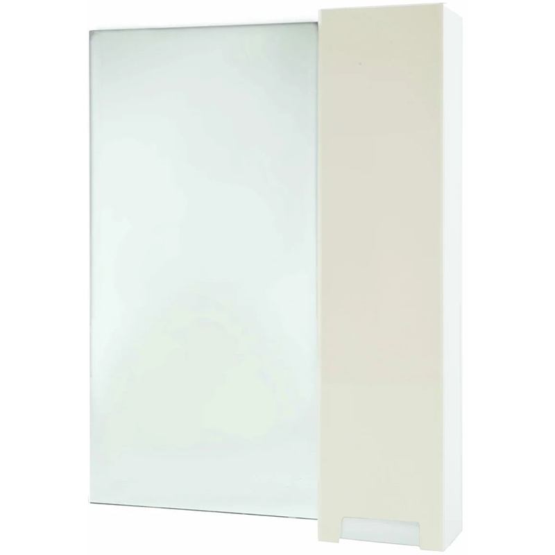 

Зеркало со шкафом Bellezza Пегас 60 R 4610409001070 Бежевое, Бежевый, Пегас