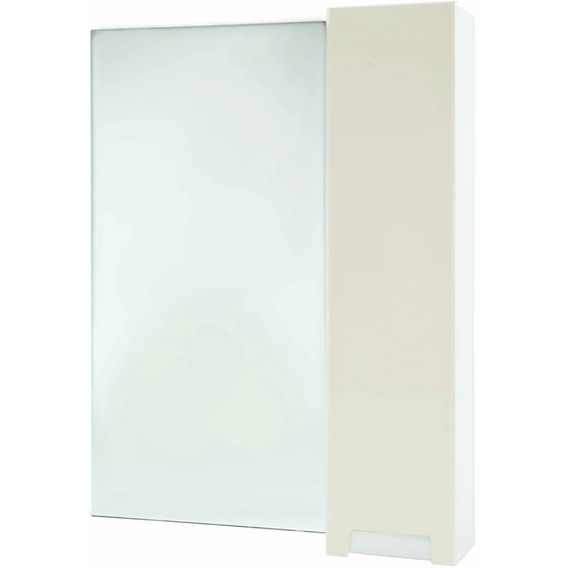 

Зеркало со шкафом Bellezza Пегас 70 R 4610411001075 Бежевое, Бежевый, Пегас