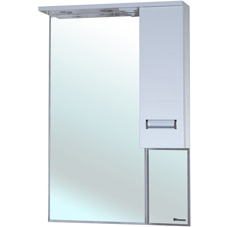 

Зеркало со шкафом Bellezza Сиена 60 R 4613909001014 с подсветкой Белое, Белый, Сиена
