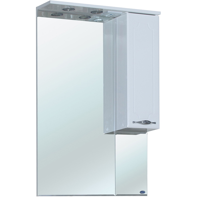 

Зеркало со шкафом Bellezza Стелла 65 R 4616010001010 с подсветкой Белое