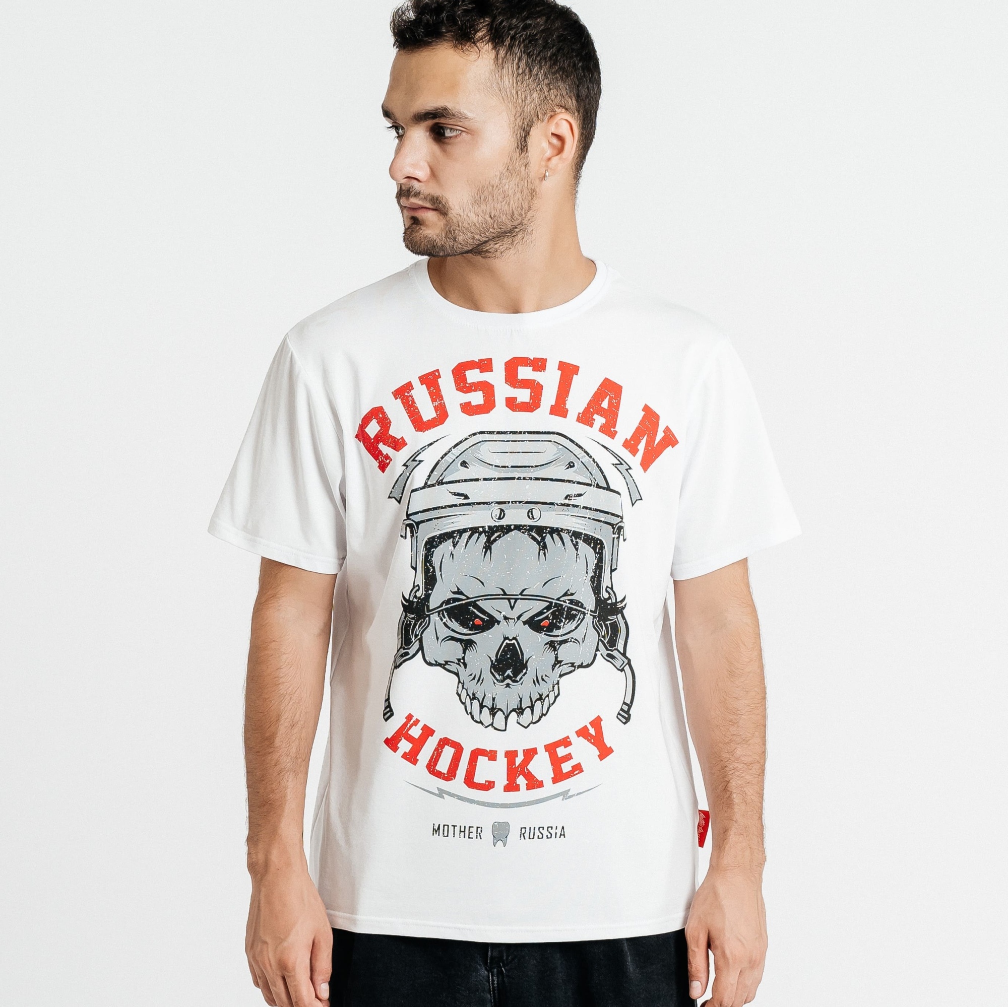 Футболка мужская Mother Russia mot080 белая 54-2XL