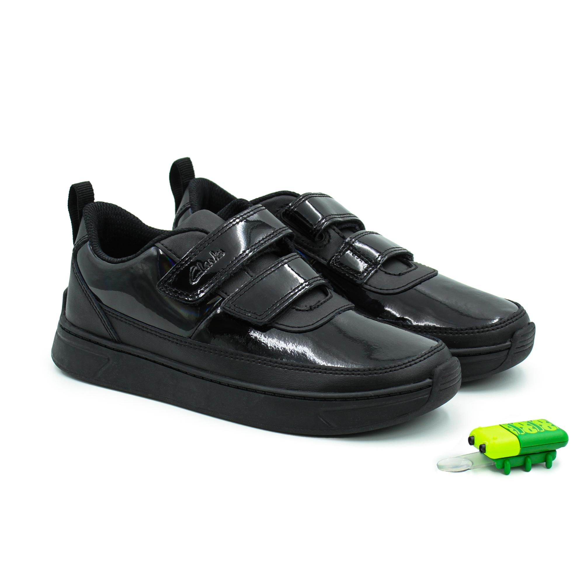 

Кроссовки детские Clarks Vibrant Glow K 26162161 цв.черный р.34, Vibrant Glow K 26162161