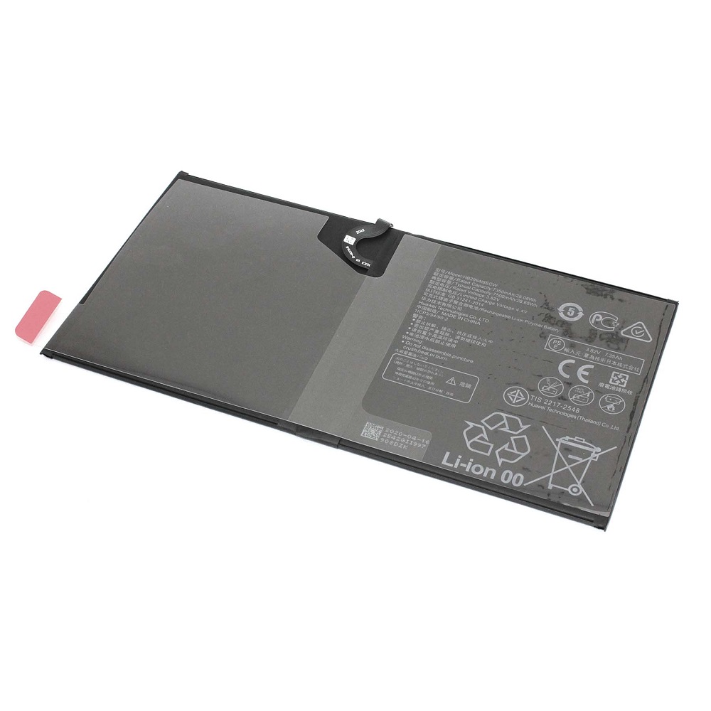 

Аккумуляторная батарея HB299418ECW для Huawei MediaPad M5, M5 Pro 10.8 3.85V 7300mAh, Черный, HB299418ECW