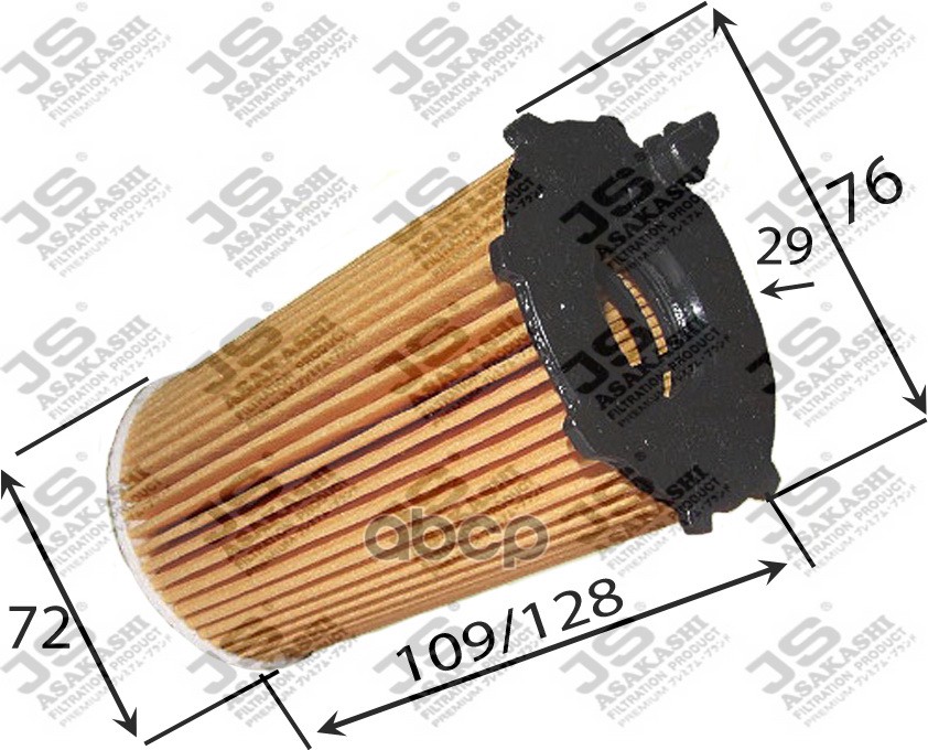 

Фильтр масляный JS Asakashi oe0091, Фильтр масляный JS Asakashi oe0091 JS Asakashi oe0091