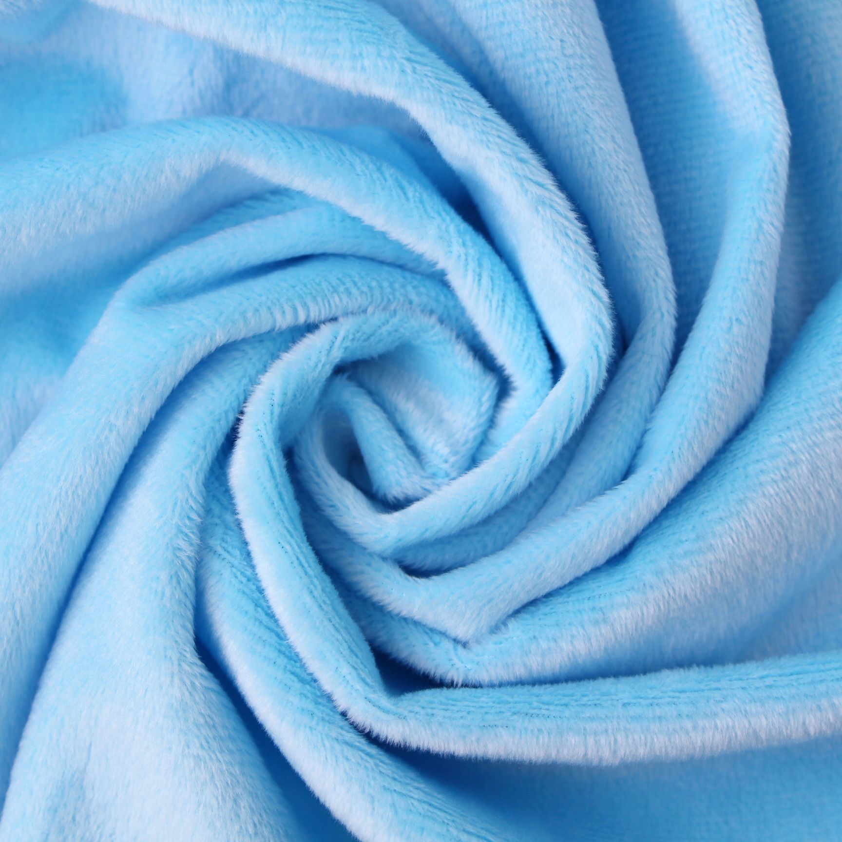 Ткань Плюш Felante (Голубая) 100х150 см