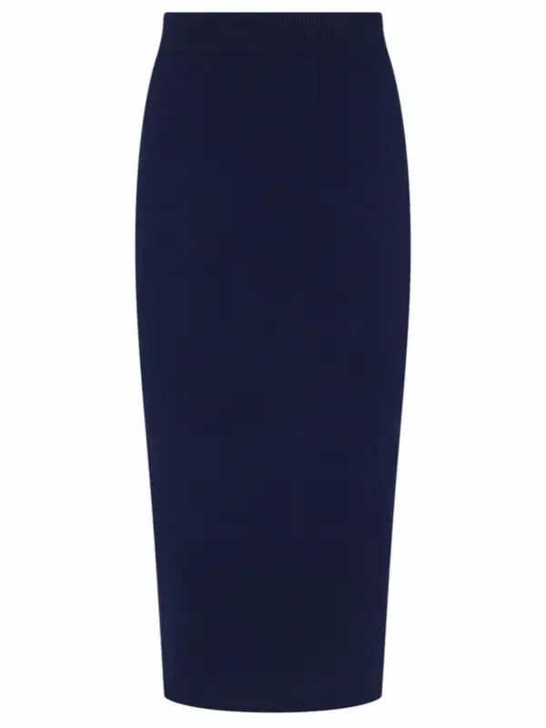 Юбка женская de fil blanc C-2-6 синяя 44 RU