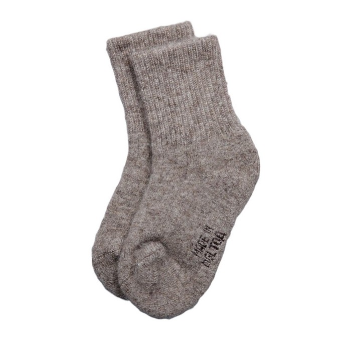 

Детские носки из 100% монгольской шерсти (Монголка) серые, р. 2 (12-14), Серый, 02150